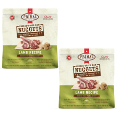 Primal Nuggets cordero secos, alimento completo para perros.