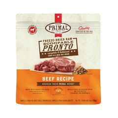 Primal Pronto Mini Trozos en empaque práctico para conservación y frescura.