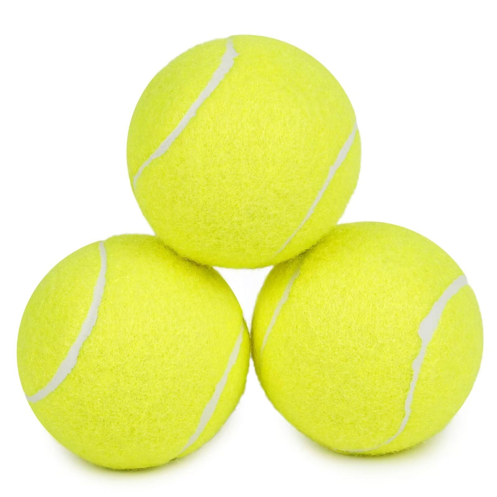 Prime Pets bolas tenis para perros 3-unidades 2,5 pulgadas, ideal para jugar y entrenar.