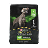 Pro Plan Dietas Veterinarias HA, empaque visible para almacenamiento práctico.