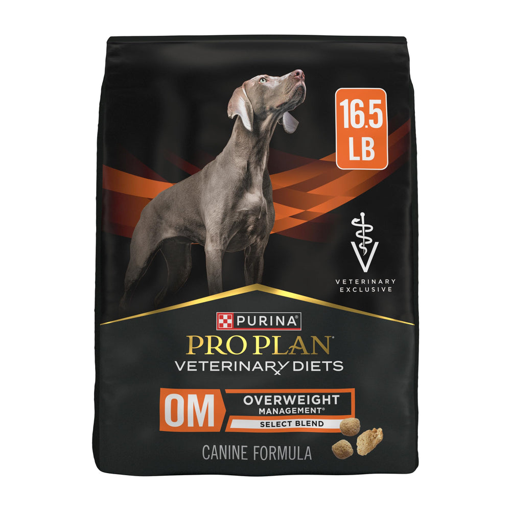 Bolsa frontal de Pro Plan OM Select Blend para manejo de sobrepeso con pollo.