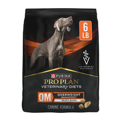 Pro Plan OM Select Blend: bolsa de 6 lb para control de peso canino.