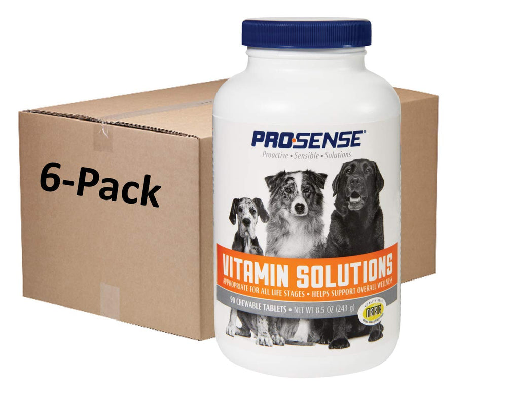 ProSense Soluciones vitamínicas para perros: tabletas masticables de 90 para salud general.