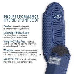 Professional Choice: impermeable y flotante, demostrando durabilidad en condiciones húmedas.
