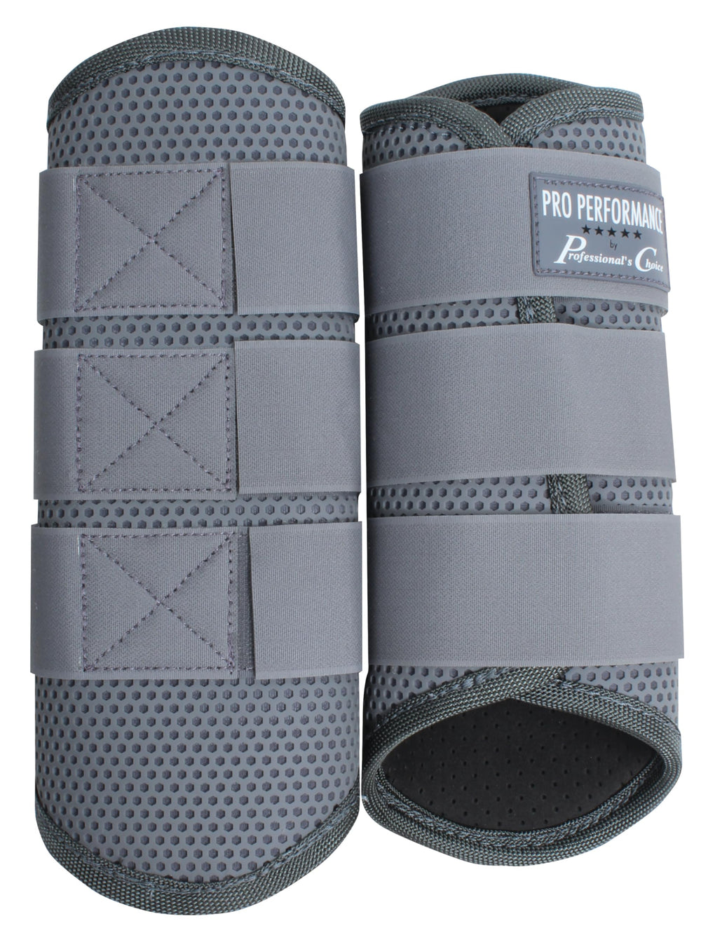 Botas Professional's Choice Pro Performance Elite XC, vista frontal, flujo de aire para piernas frescas.