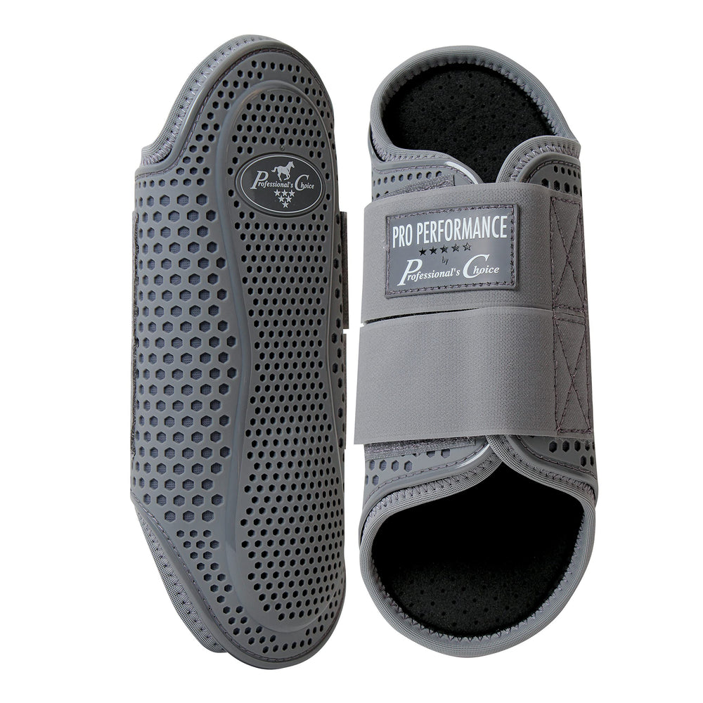 Professional's Choice Pro Performance Hybrid Splint Boot: frente, ajuste seguro para entrenamiento diario