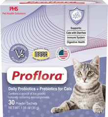Proflora Gatos Polvo Digestivo con sabor Higado Pollo facilita la digestión diaria