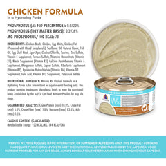 Proteína alta en puré Weruva Wx Phos Focused para digestión óptima.