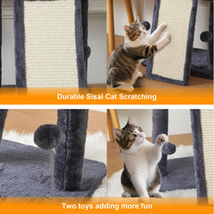 Psicway cama superior cómoda para relajación nocturna del felino.