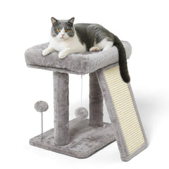 Rascador sisal natural para proteger muebles durante el juego.