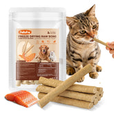 Psitofre palitos dentales salmon para limpieza dental diaria del gato.