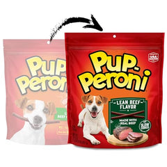 Pup-Peroni Lean Beef - boeuf réel comme ingrédient principal.