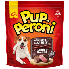 Pup-Peroni Original: carne bovina como ingrediente principal para premiar a tu perro.