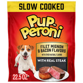 Friandise Pup-Peroni Filet Mignon et Bacon, sachet prêt à partager après promenade