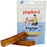 Pupford Yak Cheese Chews, paquete mediano, masticación duradera para perros.