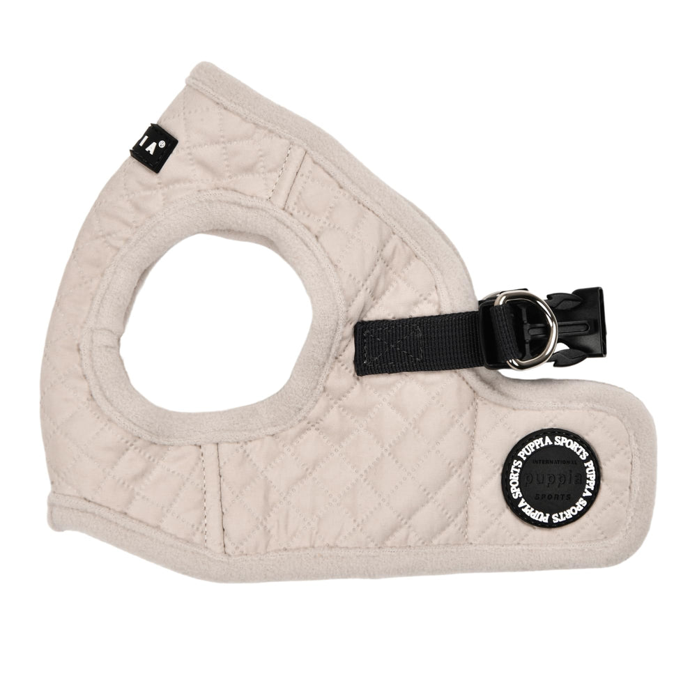 Arnés Puppia Irvin para perro, vista frontal de paso-espalda, cómodo para paseos diarios.