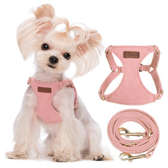 Arnés Puppytie sin tirones XS en paseo urbano, comodidad sin tirones.