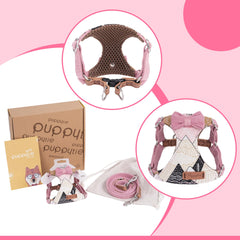 Puppytie arnés con tejido aireado y acabados duraderos.
