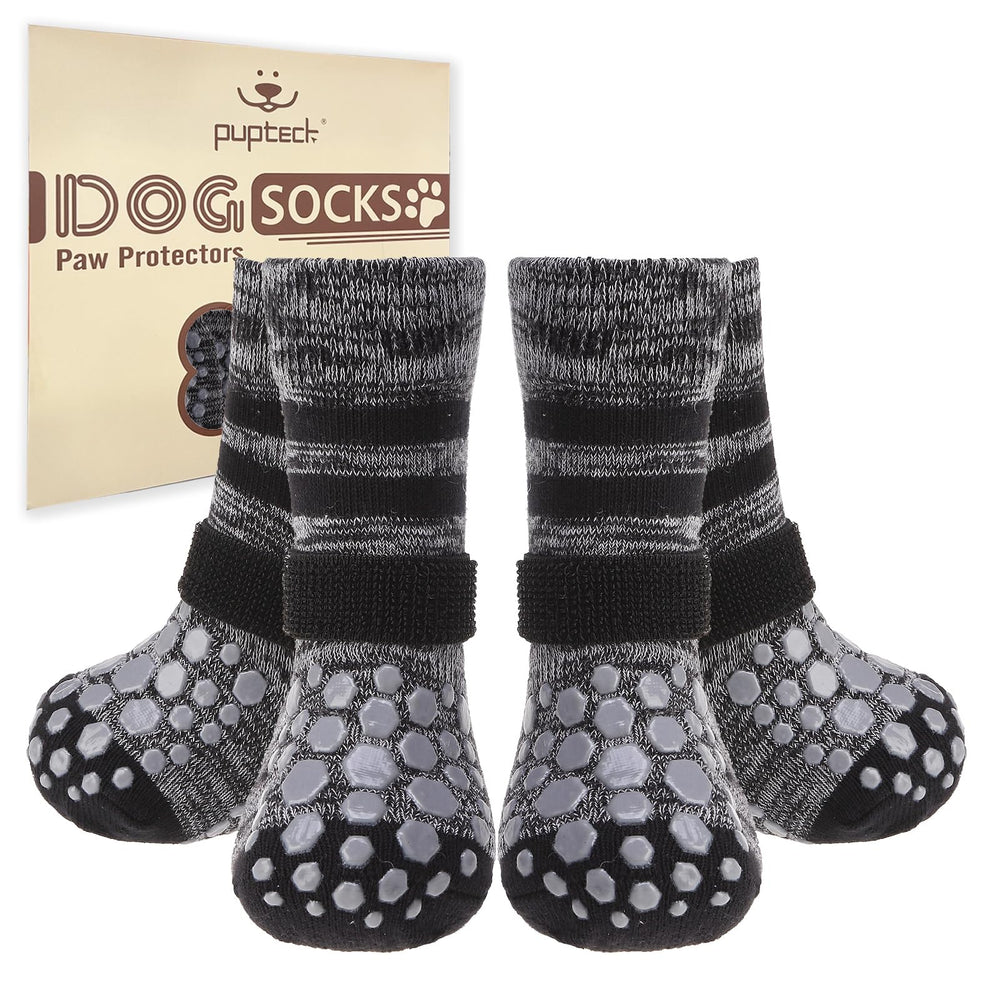 PUPTECK calcetines antideslizantes para perros brindan agarre en suelos lisos