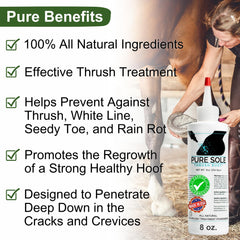 Polvo de textura fina de Pure Sole Thrush Dust para aplicación suave.