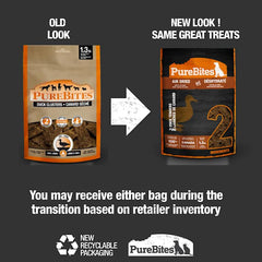 Bolsa de 5,5 oz de pato deshidratado para perros, snack práctico.