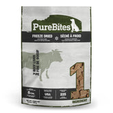 PureBites hígado de res deshidratado en frío, snack natural para perros.