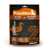 PureBites pato deshidratado para perros, ingredientes simples y naturales.