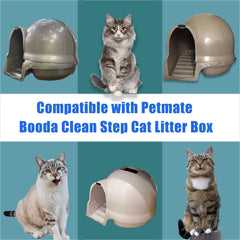 PurifyLogix filtro carbono para Petmate Booda Clean Step, instalación rápida.