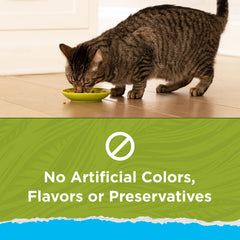 Purina Cat Chow Naturals Indoor nutrición completa con 25 vitaminas y minerales.