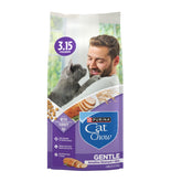 Purina Cat Chow suave pavo crocante para estomago sensible y piel saludable