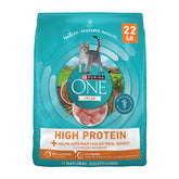 Purina ONE alimento seco para gatos con croquetas crujientes que favorecen el control de peso.