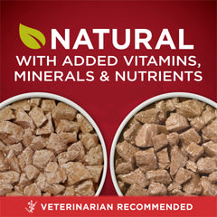 Purina ONE Instinto Verdadero: textura tierna en salsa para perros adultos.
