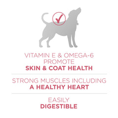 Purina ONE Natural +Plus, croquetas con equilibrio de ingredientes para piel sana.