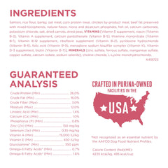 Purina ONE Natural +Plus, sin colorantes ni conservantes artificiales.
