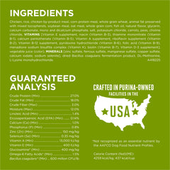 Purina ONE Plus glucosamine and EPA promoting joint mobility