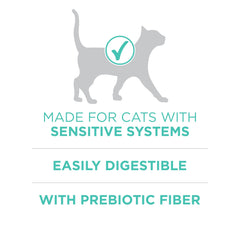 Purina ONE prebiótico fibra, estómago sensible con digestión suave.