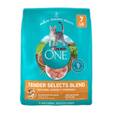 Purina ONE Tender Selects pollo real en bolsa, apoya músculos fuertes