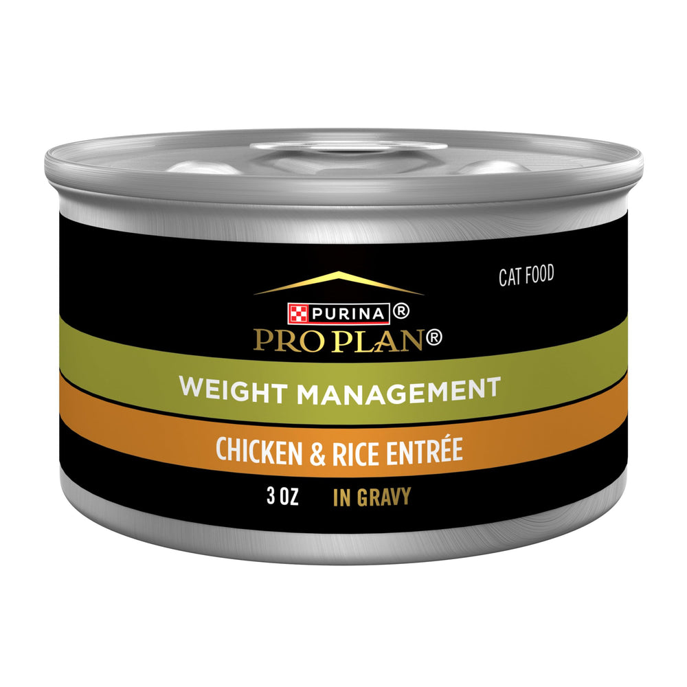 Purina Pro Plan para control de peso gatos, lata de 85 g con salsa