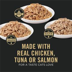 Purina Pro Plan, alimento húmedo para gatos, control de peso con proteínas reales.