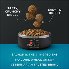 Purina Pro Plan AdvantEDGE Digestive Support, muestra-salmón, salmón real como ingrediente principal.
