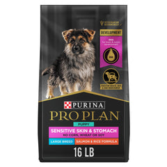 Purina Pro Plan cachorros grandes con salmón y arroz, bolsa de 16 libras