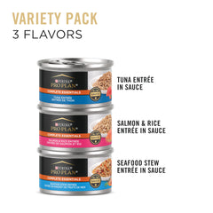 Purina Pro Plan comida húmeda para gatos mariscos en salsa, opción sabrosa para cada comida.