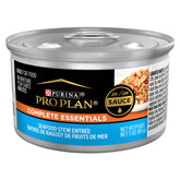 Purina Pro Plan Gravy con mariscos en salsa, sabor irresistible para gatos adultos.