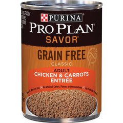 Purina Pro Plan Entrada sin granos con pollo y zanahorias, nutrición balanceada en adultos