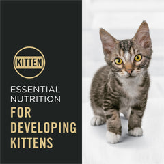 Purina Pro Plan Gatito vitamina A para piel y pelaje saludables.