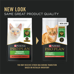 Purina Pro Plan Hairball Indoor, kibble con salmón, primer ingrediente para proteína de calidad