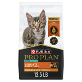 Purina Pro Plan Kitten comida seca de pollo para crecimiento diario.