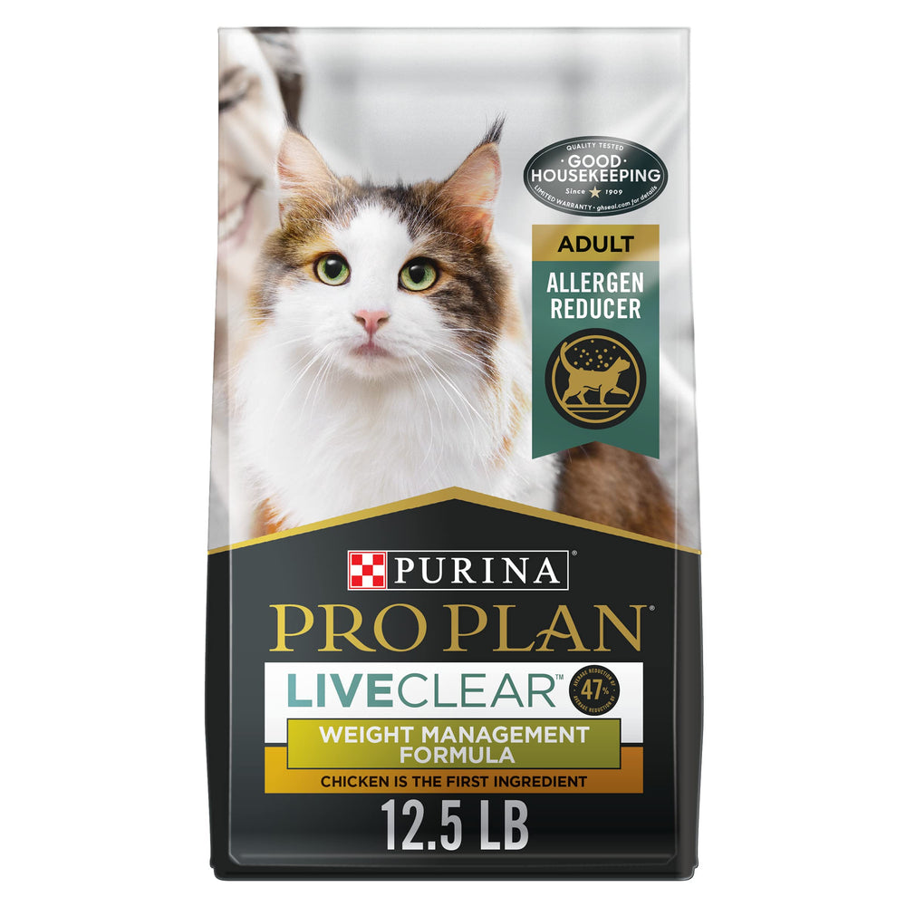 Purina Pro Plan Live Clear: bolsa de 12.5 lb para control de peso.