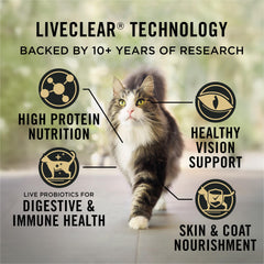 Purina Pro Plan LIVECLEAR: croquetas crujientes que favorecen la digestión.