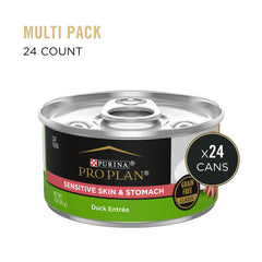 Purina Pro Plan pato en pate, textura suave para gatos.